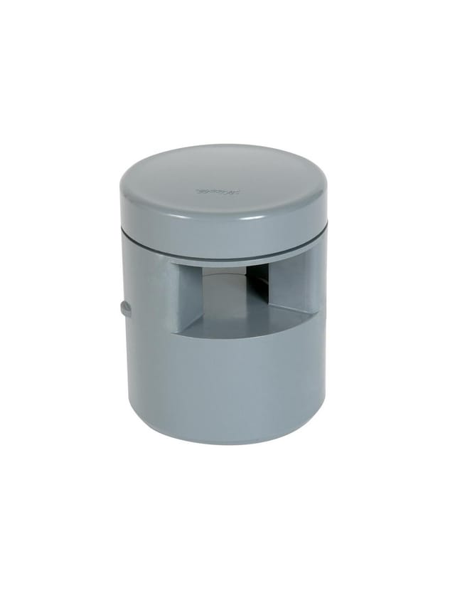 Belüftungsventil nicoll PVC grau 32 40 mm Sanitär