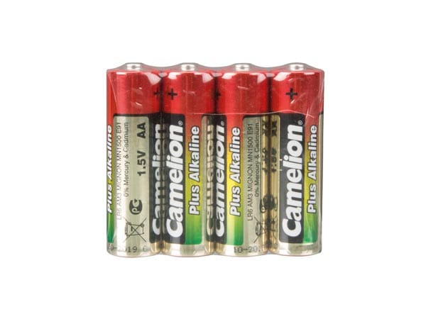 Camelion - alkali-mangan aa / LR6 1.5 v 2600 mAh (4 St./ Schrumpffolie)