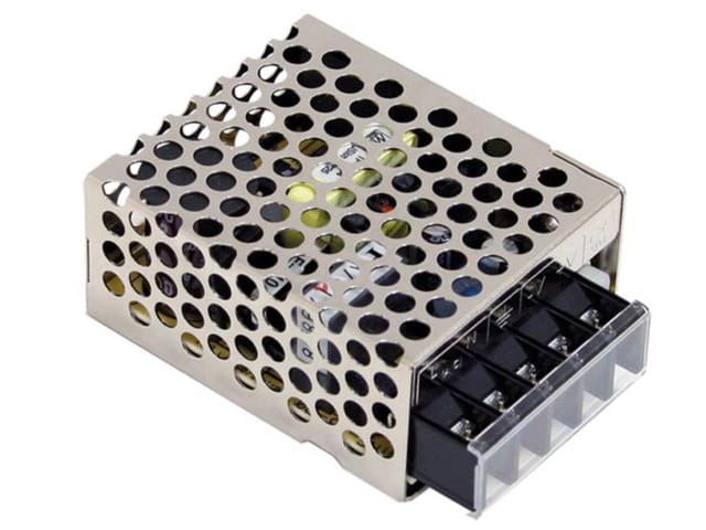 Schaltnetzteil RS-15-24, 24 V-/0,625 a - Mean Well