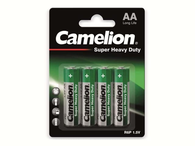 Camelion ZINK-KOHLE AA / LR6 1.5 V - 960 mAh (4 St./Blisterverpackung)