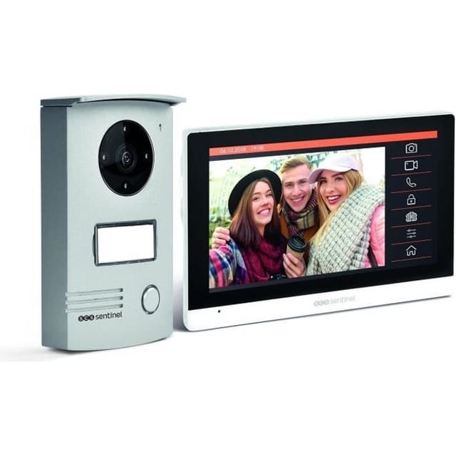 Smarter Video-Türöffner SCS SENTINEL VisioDoor 7+ 7 Weiß