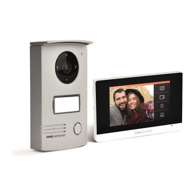 Verdrahtete Video-Türsprechanlage SCS SENTINEL VisioDoor 4.3+ mit 4,3" Touchscreen und Nachtsicht - 5 Jahre Garantie