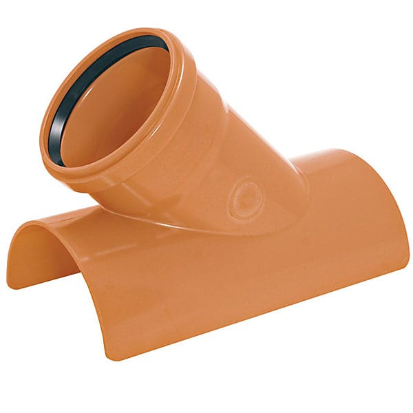 airfit Klebeabzweig 45 Grad, DN 250/125aus PVC-U