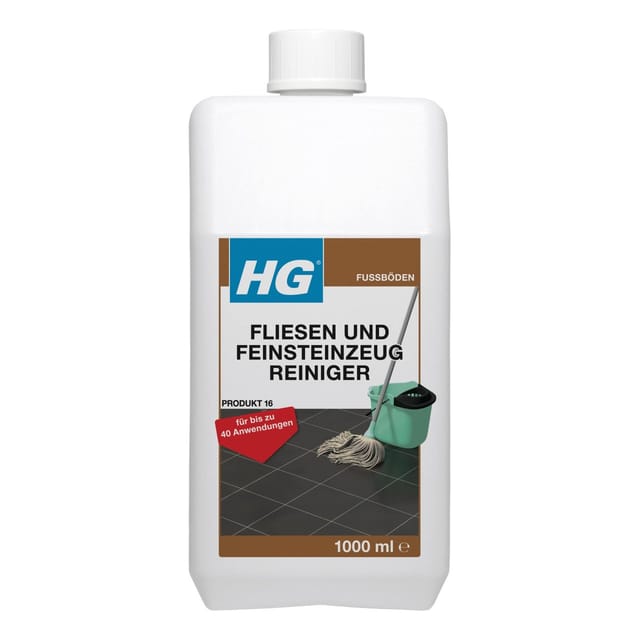 HG - Fliesen & Feinsteinzeugreiniger 1 l Fliesenreiniger