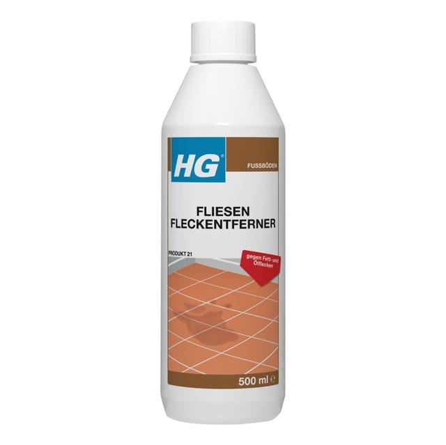 HG - Fliesen Flecken Entferner 500 ml Fettflecken Ölflecken Fleckenentferner