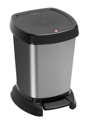 Rothobabydesign - Rotho Kosmetikeimer Paso carbon 6 l Mülleimer & Abfallbeutel