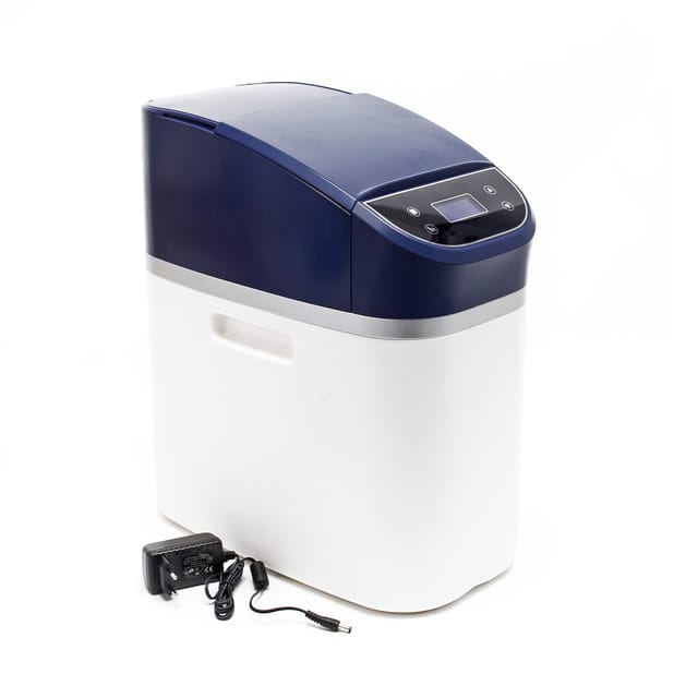 Wiltec SOFT-R1 Wasserenthärtungsanlage, Wasserentkalkung mit 500 l/h, Entkalkungsanlage mit Ionentauscher, Wasserenthärter mit 10 l Soletank