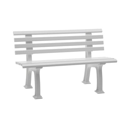 Bank Ibiza L1200xB540xH740mm 2-Sitzer Ku.weiß Blome