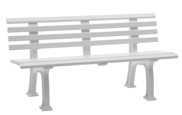 Bank Sylt L1500xB540xH740mm 3-Sitzer Ku.weiß Blome