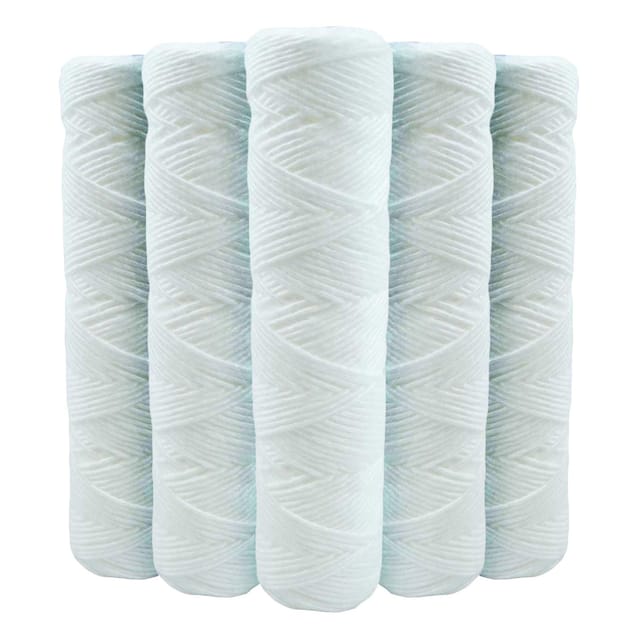 Toodo - Set Mit 5 Kartuschen Gewickelt 9'3/4 - 5µm Für Wasserfilterhalter