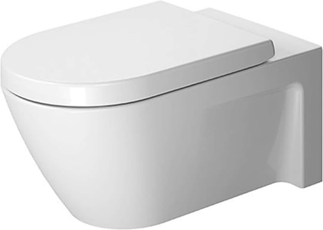 Duravit - Wand-WC Starck 2 620 mm Tiefspüler, Durafix, weiß 2533090000