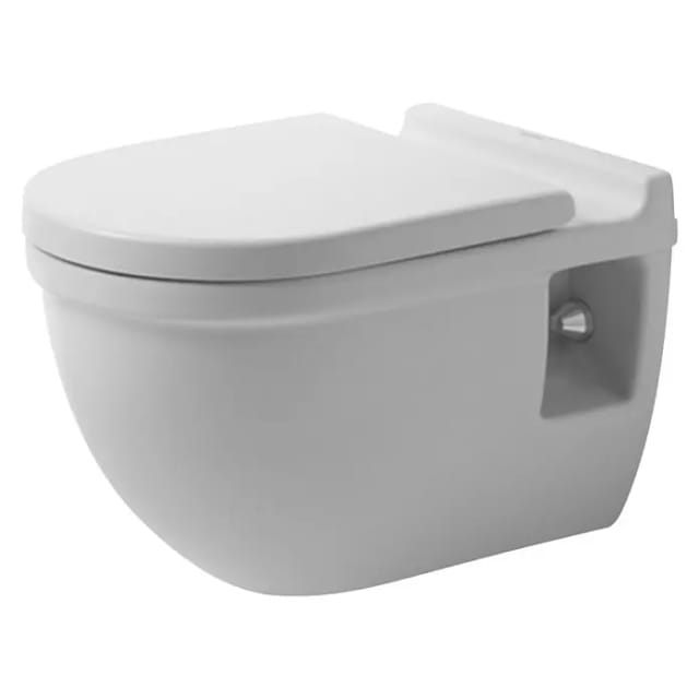 Wand wc Starck 3 54cm, Sitzhöhe + 5cm, Tiefspüler, - Duravit