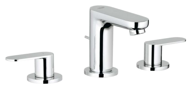 Grohe - Eurosmart Cosmopolitan - Waschtischarmatur, 3-Loch Montage, verchromt 20187000
