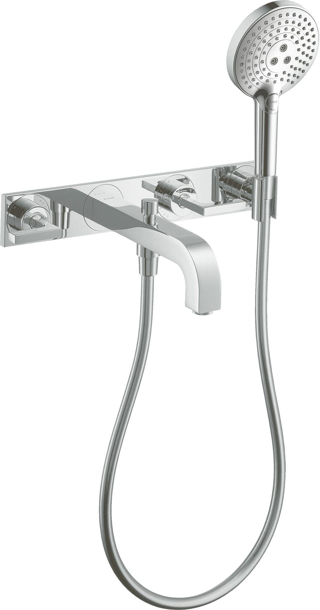 Axor Citterio 3-Loch Wannenarmatur mit Hebelgriffen, - Hansgrohe