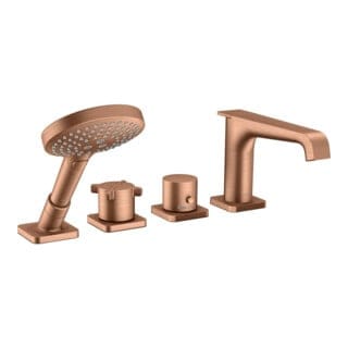 Hansgrohe Axor Citterio E 4-loch Wannenrandarmatur Mit