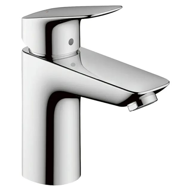 Hansgrohe - Logis - Waschtisch Einhebelmischer 100 mit Ablaufgarnitur Push-Open, verchromt 71107000