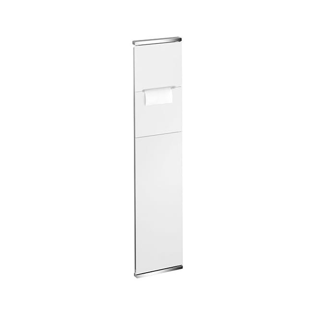 Modul wc 1 Plan Integral 44964015101 Anschlag links, verchromt/weiss lackiert - Keuco