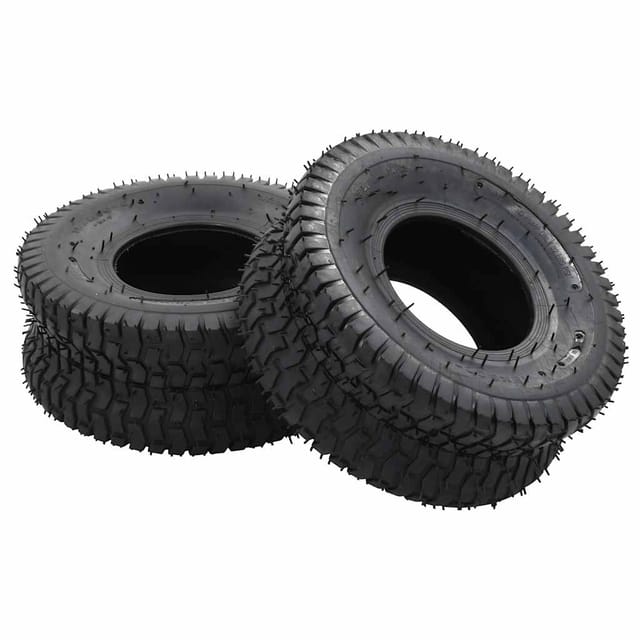 Schubkarrenreifen und Schlauch 4 Stück 15x6.00-6 4PR Gummi