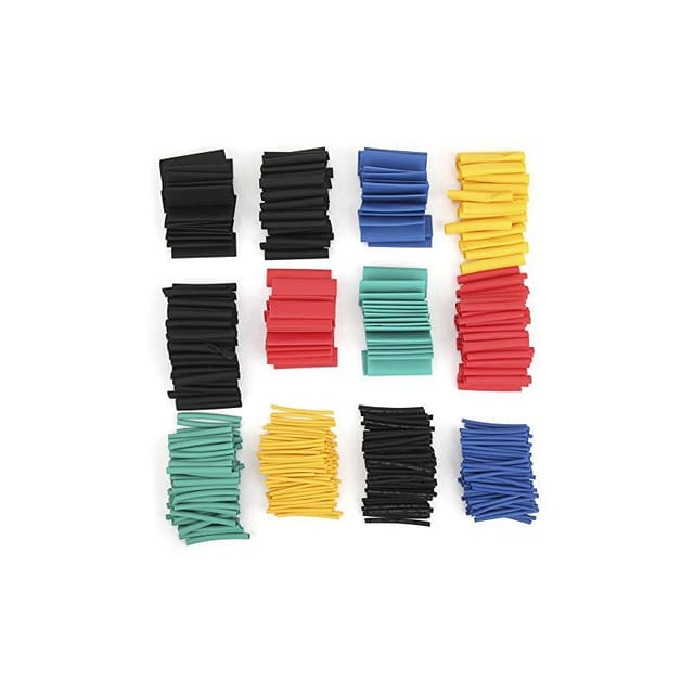 Gotrays - Schrumpfschlauch, 530-teiliges Schrumpfschlauch-Kit, Umweltschutz-Kabelhülsen, Schrumpfschlauch-Kit für Heimwerker, Verstärkerröhre