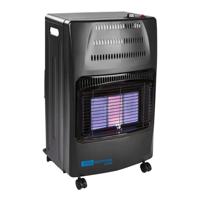 Güde - mobiler Gasheizer GGH4200K 3 Heizstufen Keramik Heizelemente 4,2KW 5/11kg