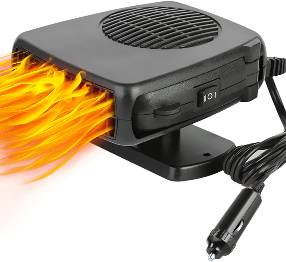 12 V 200 W Autoheizung, Windschutzscheiben-heizlüfter, 2-in-1-auto-defroster Mit Plug-in-zigarettenanzünder, Mini-auto-defogger Für Kleine Fahrzeuge
