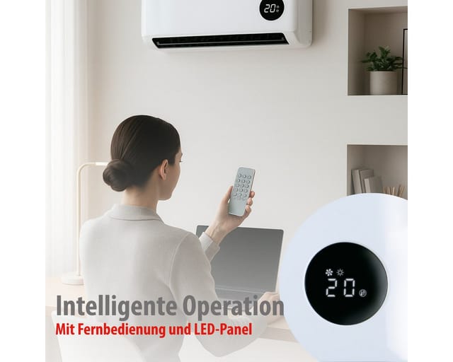 Wandheizgerät, 2000 w, mit Fernbedienung, weiß - Alpina