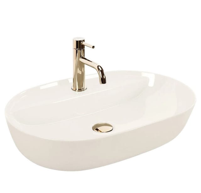 REA - aufsatzwaschbecken aura 61 shiny white