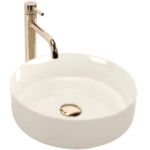 REA - aufsatzwaschbecken sami shiny white