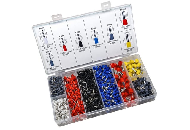 Beast - 1200 teiliges Aderendhülsen Sortiment für Kabel 0,5 - 10 mm