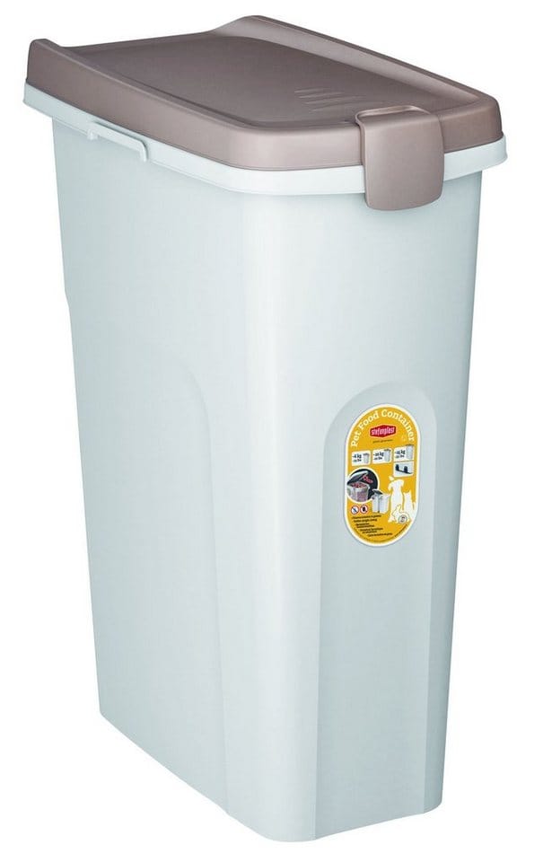 Kerbl Futtercontainer (Trockenfutterbehlter, 40 lt, braun/wei¤) 80832