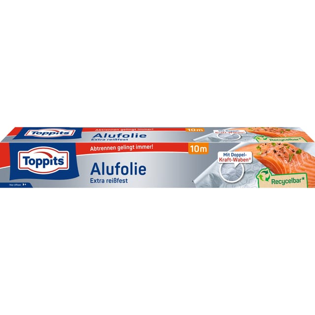 Toppits Alufolie Kraft 10 m, 29,5 cm Breit Küchenutensilien