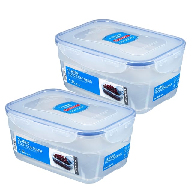Lock&lock - Vorratsdose rechteckig, 1800 ml 208 x 143 x 94 mm, nestbar
