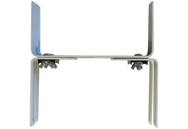 Blumenkastenhalter H-Form weiß