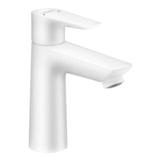 Hansgrohe - Talis e - Waschtischarmatur mit Ablaufgarnitur, weißmatt 71710700