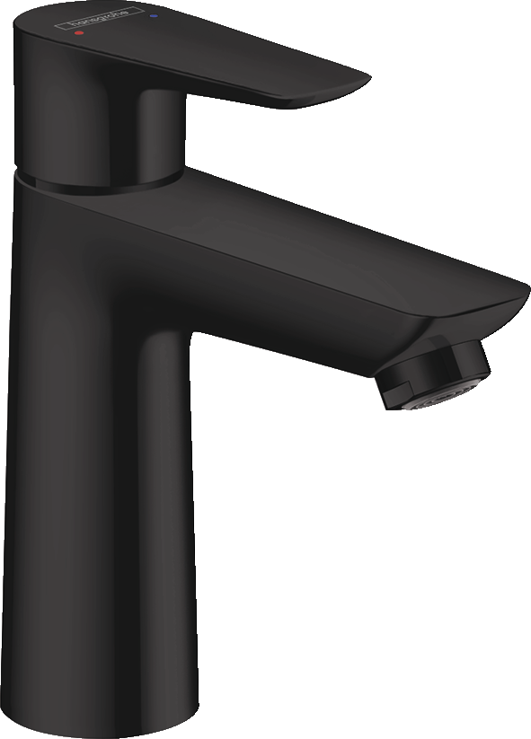 Hansgrohe - Talis e - Waschtischarmatur mit Ablaufgarnitur, schwarzmatt 71710670