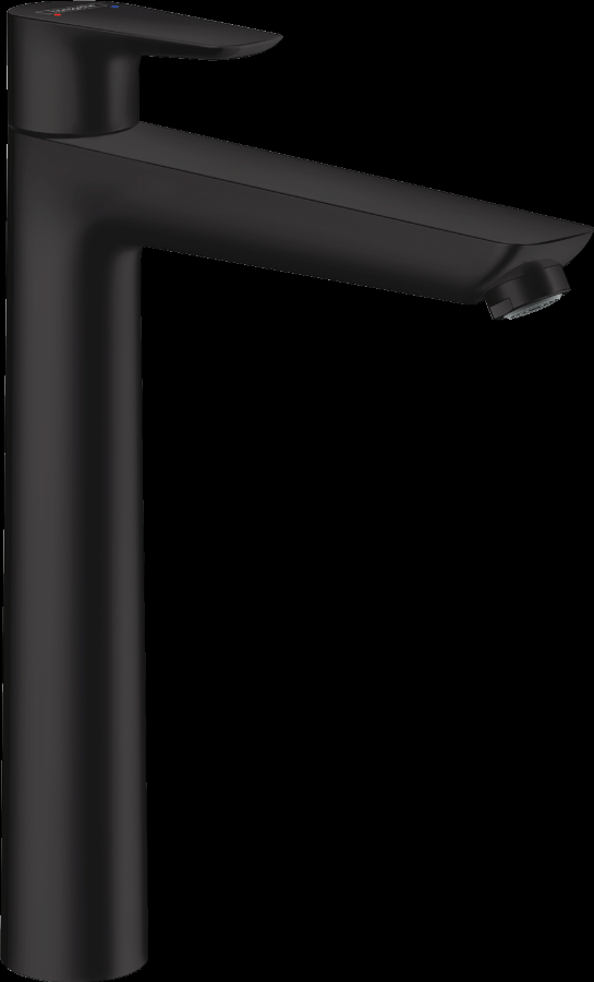 Hansgrohe - Talis e - Waschtischarmatur mit Ablaufgarnitur, schwarzmatt 71716670
