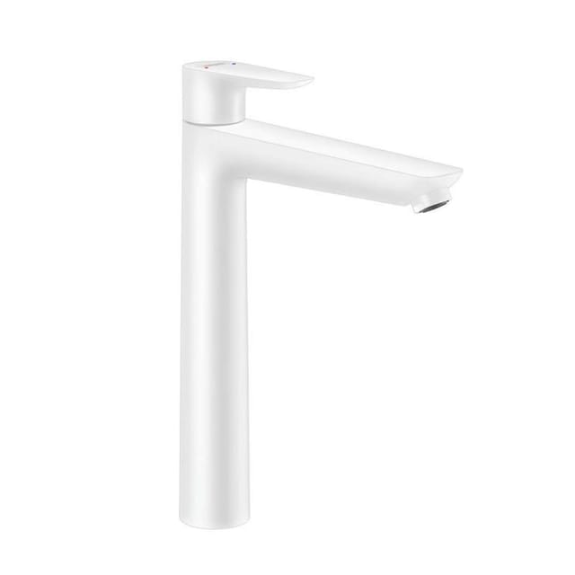 Talis e - Waschtischarmatur mit Ablaufgarnitur, weißmatt 71716700 - Hansgrohe