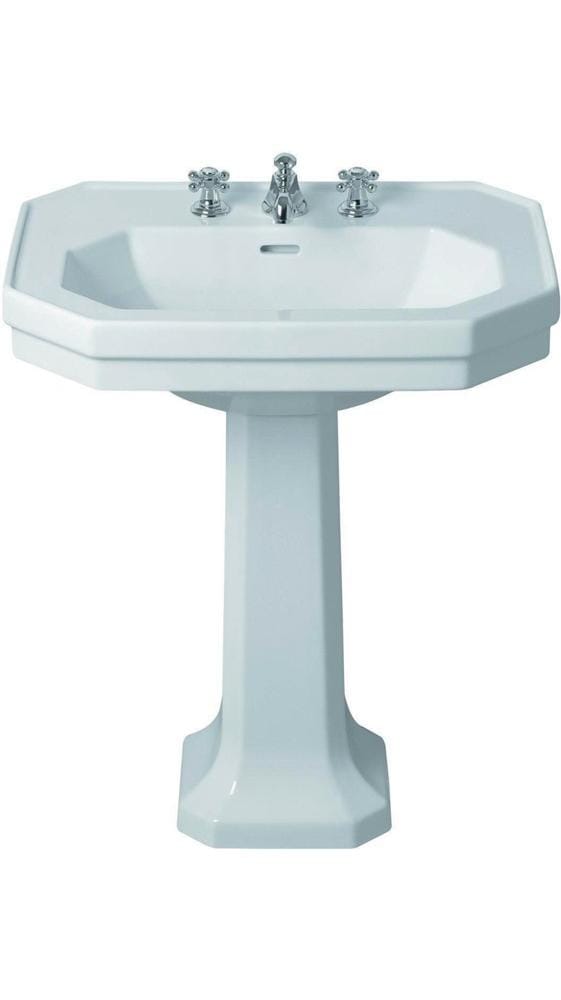 1930 - Waschbecken mit Überlauf, 70x50 cm, Weiß - 1 Hahnloch, mit WonderGliss 04387000001 - Duravit