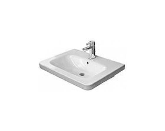 Duravit - DuraStyle - Waschtisch 80x48 cm, mit 1 Hahnloch, mit WonderGliss, weiß 23208000001