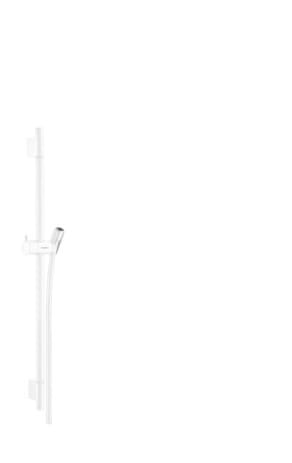 Hansgrohe - Unica'S - Duschstange 65 cm, mit Duschschlauch, weißmatt 28632700