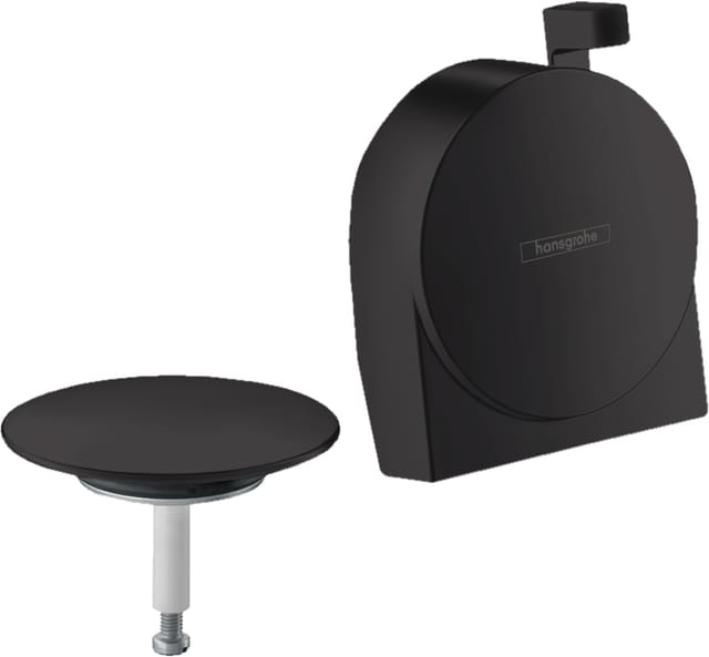 Exafill s - Fertigset Wanneneinlauf, Ablauf- und Überlaufgarnitur, schwarzmatt 58117670 - Hansgrohe