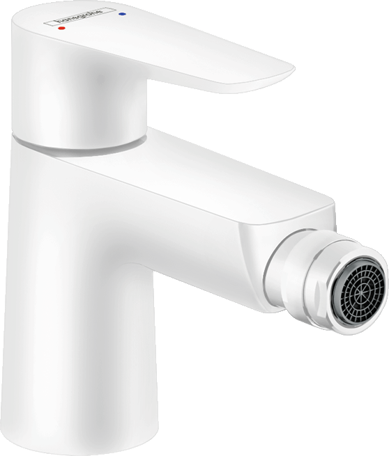 Talis e - Bidetarmatur mit Ablaufgarnitur, weißmatt 71720700 - Hansgrohe