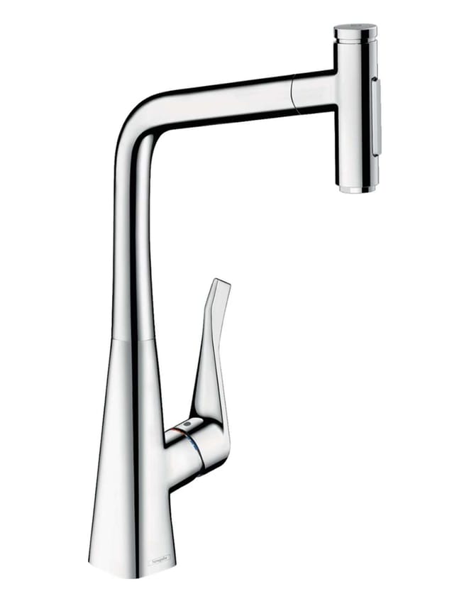 M71 - Spültischarmatur M7117-H320 mit ausziehbarer Geschirrbrause, sBOX, verchromt 73816000 - Hansgrohe