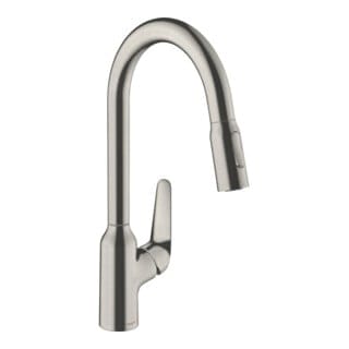 Focus M42 Einhebel-Küchenmischer 220, Ausziehbrause, - Hansgrohe