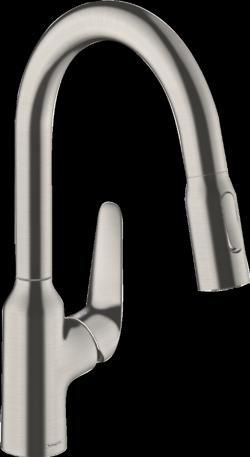 Focus M42 Einhebel-Küchenmischer 180, Ausziehbrause, - Hansgrohe