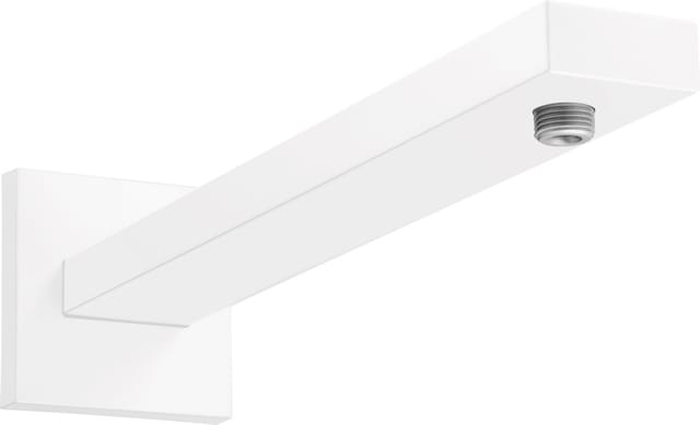 Hansgrohe - Brausearm Square m 1/2' 389mm, Weiß matt (27694700)