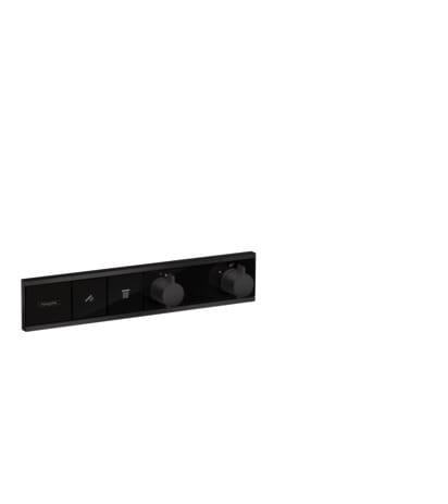 RainSelect - Unterputzarmatur für 2 Verbraucher, schwarzmatt 15380670 - Hansgrohe