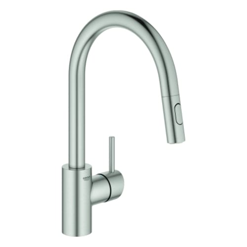Concetto - Spültischarmatur mit ausziehbarer Geschirrbrause, SuperSteel 31483DC2 - Grohe