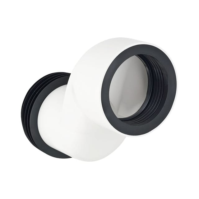 Anschlusstutzen-Set 7cm etagiert für Wand-WC weiß 131108111 - Geberit