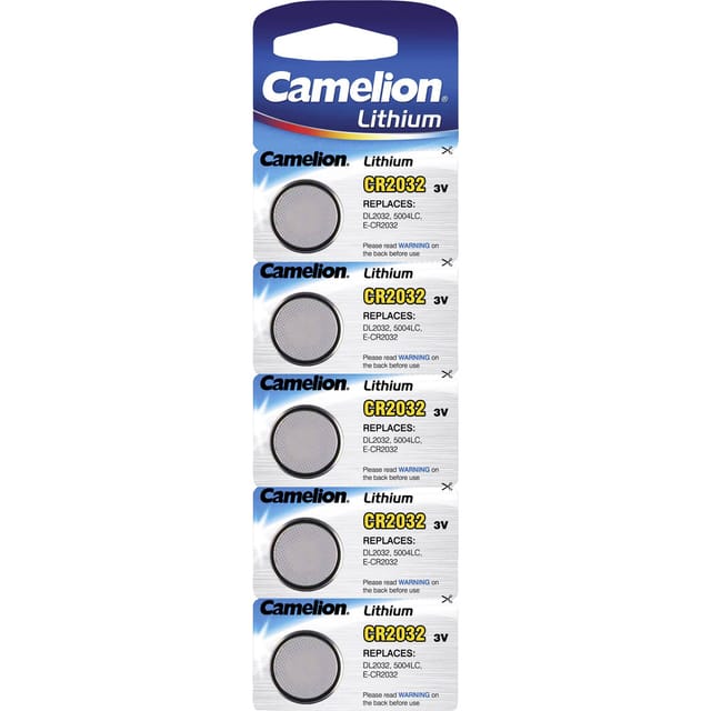 Camelion CR2032-BP5 CR2032 Lithium 5 Stück.